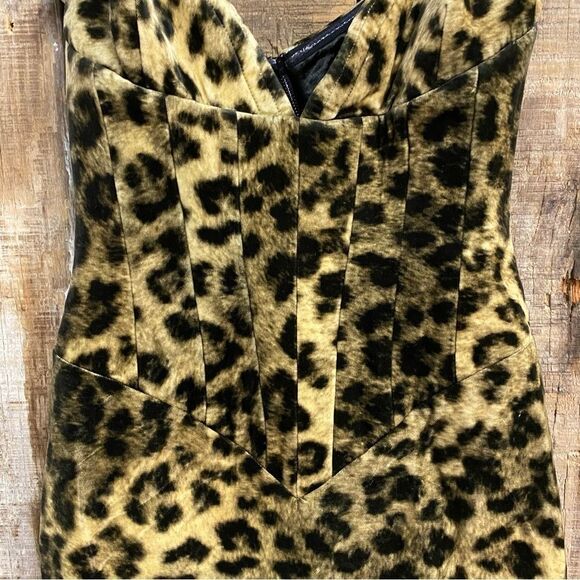 The New Arrivals by Ilkyaz Ozel Shakti Leopard gown Dress corset bustier 36 6 - Picture 9 of 12